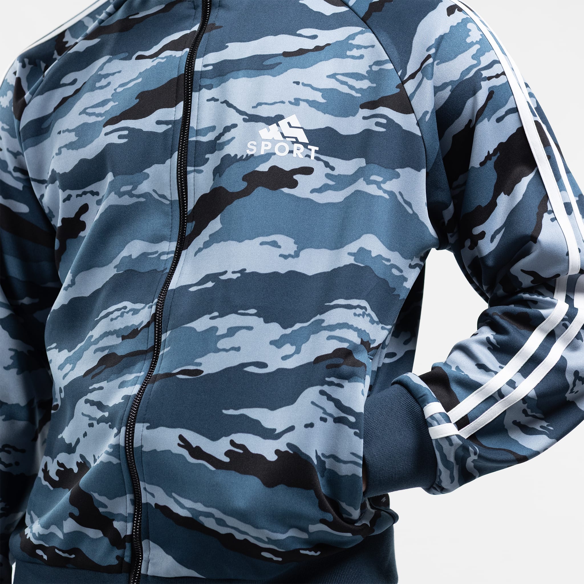 KS Sport Kamysh Blue Tigerstripe Tracksuit