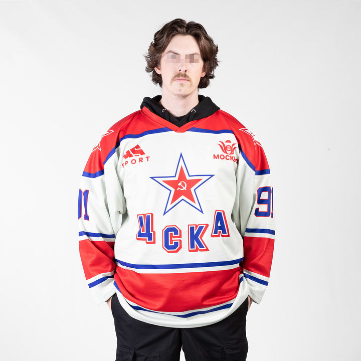 Soviet CSKA 1980s Hockey Jersey