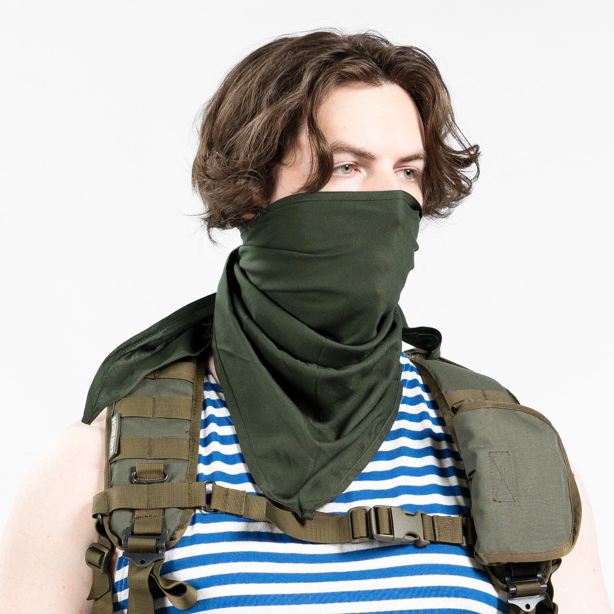 Czechoslovakian Olive Drab Triangle Bandana