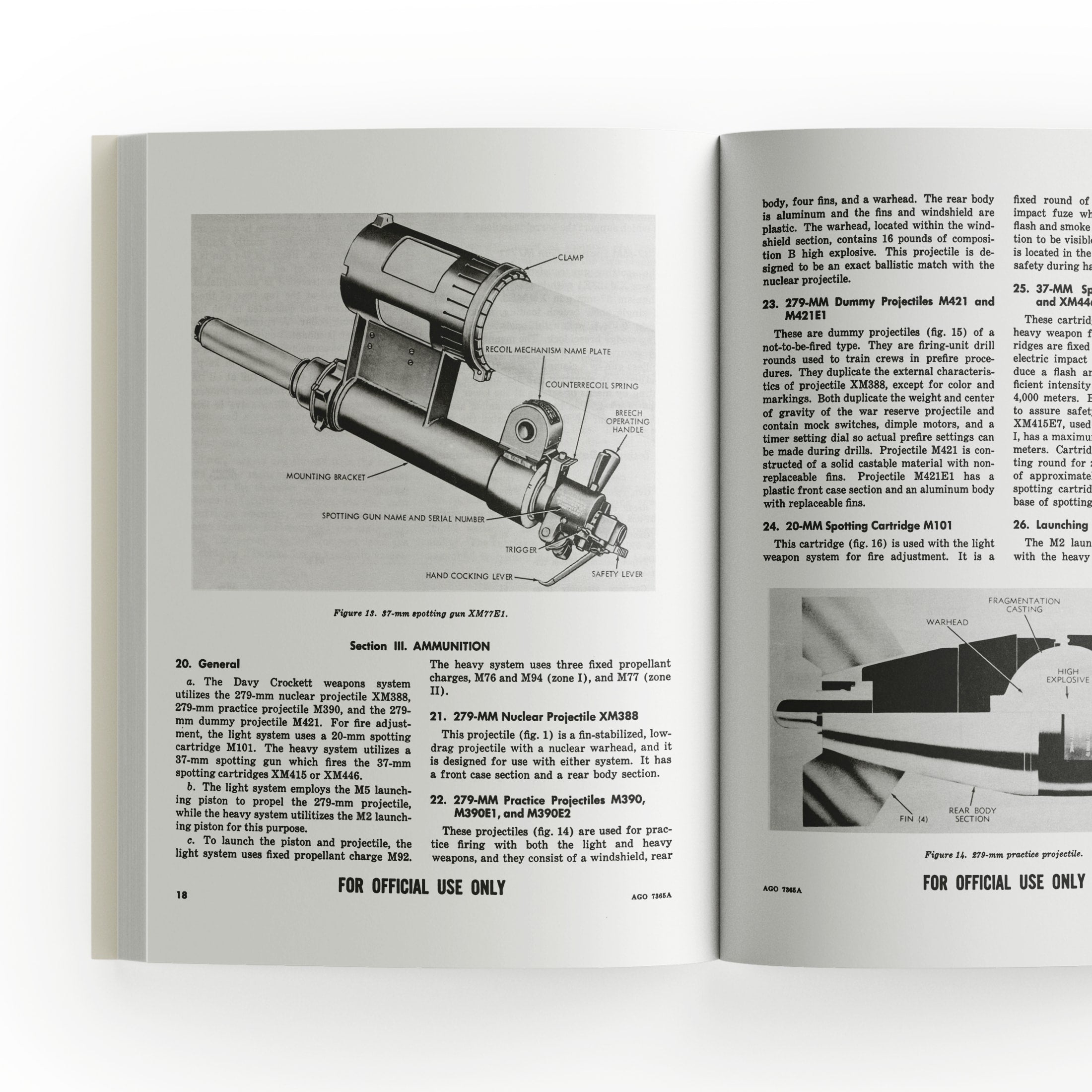 US Man-Portable Nuclear Weapons Book Set