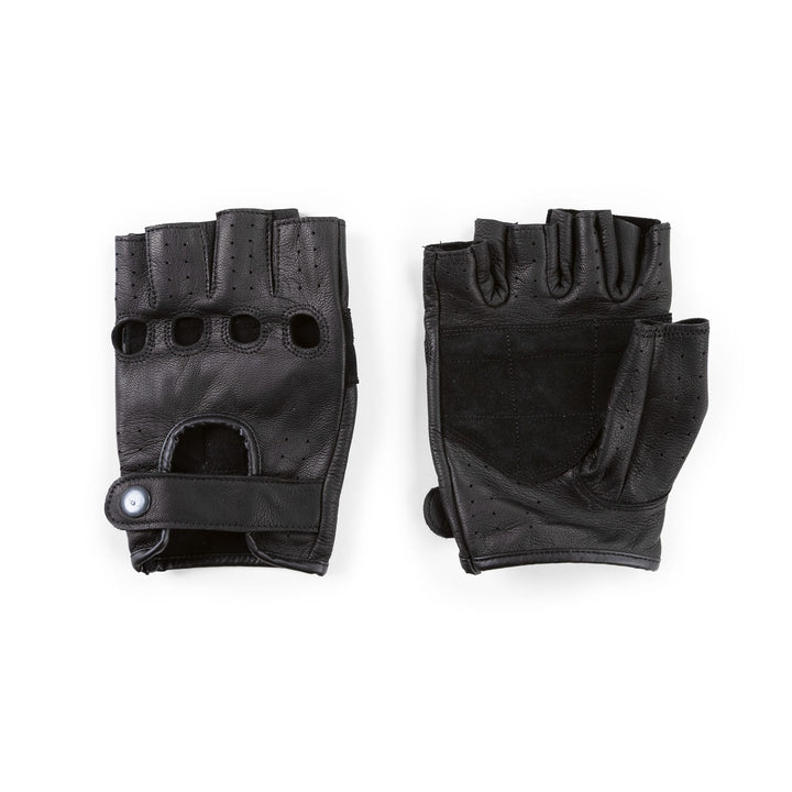 "Vodila" Leather Fingerless Driver Gloves