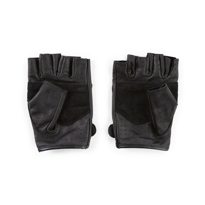 "Vodila" Leather Fingerless Driver Gloves