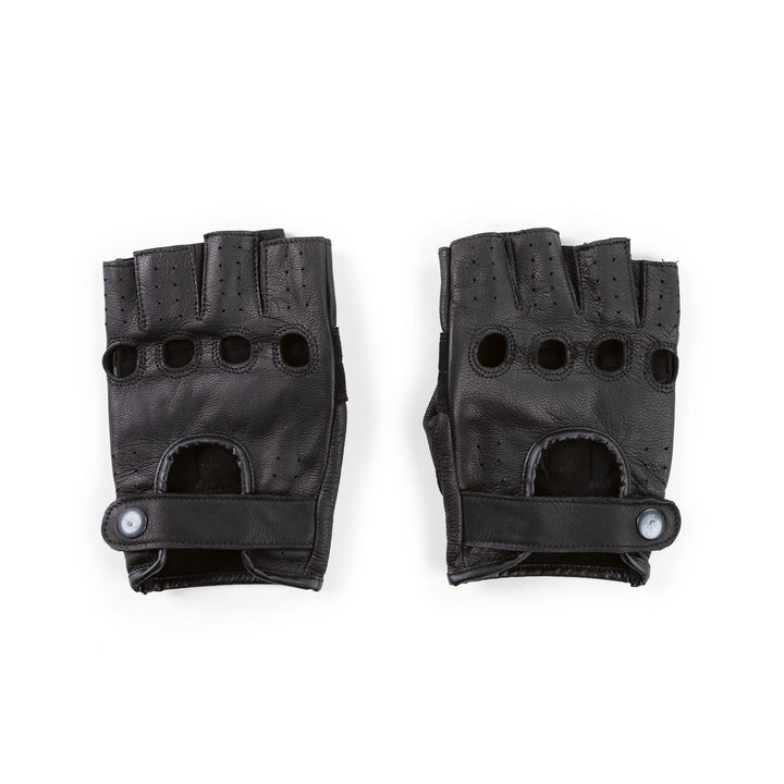 "Vodila" Leather Fingerless Driver Gloves
