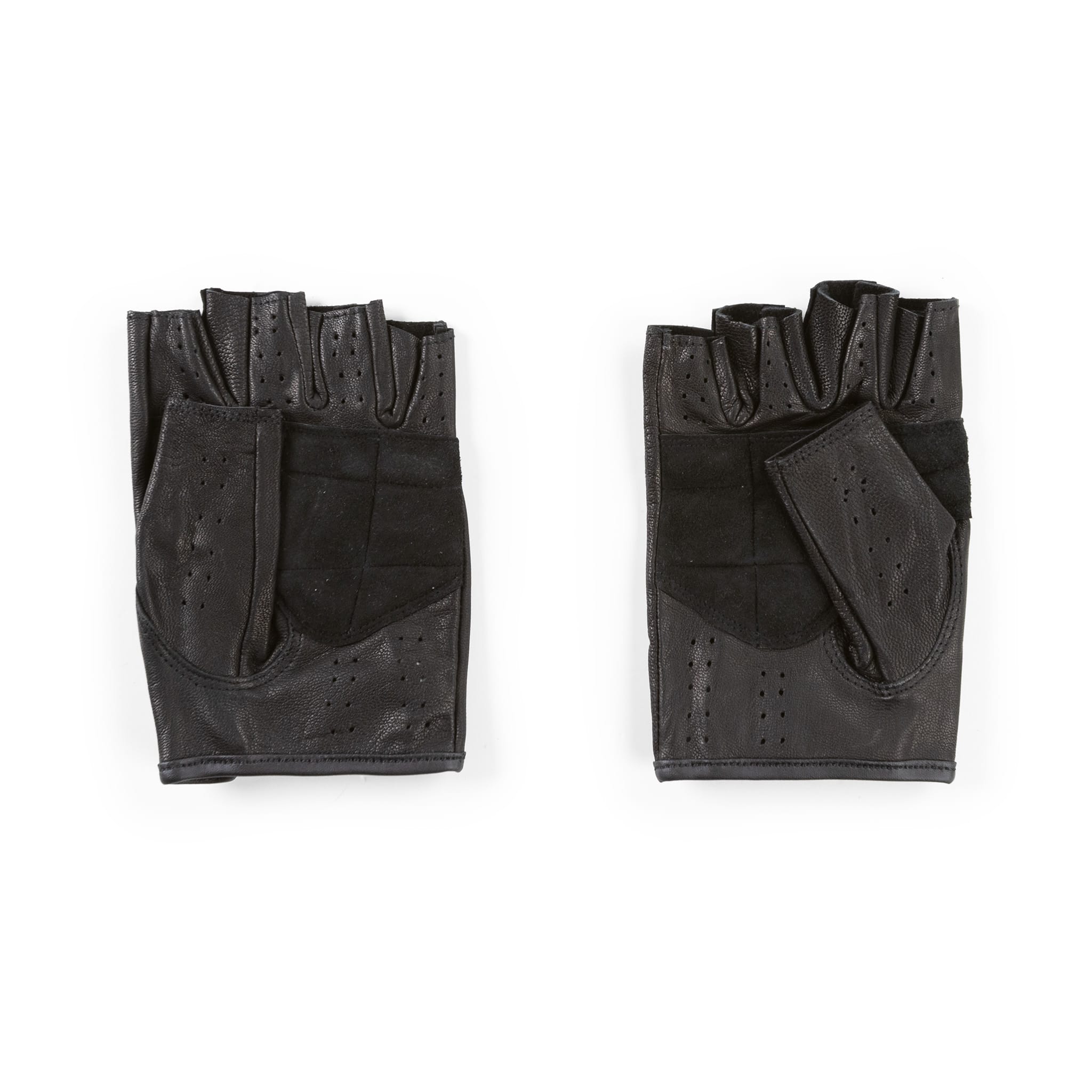 "Vodila" Leather Fingerless Driver Gloves