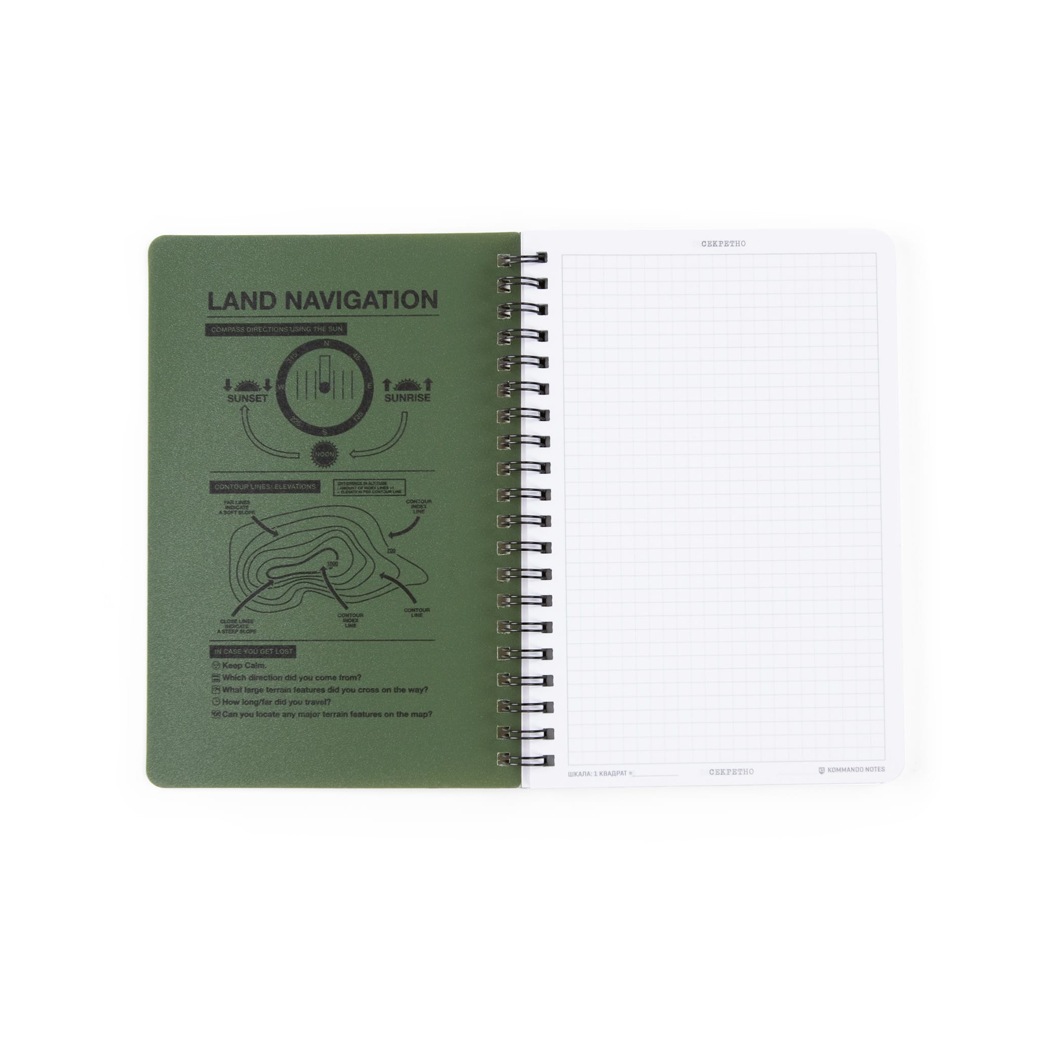 KommandoNotes Water-Resistant Range Notes