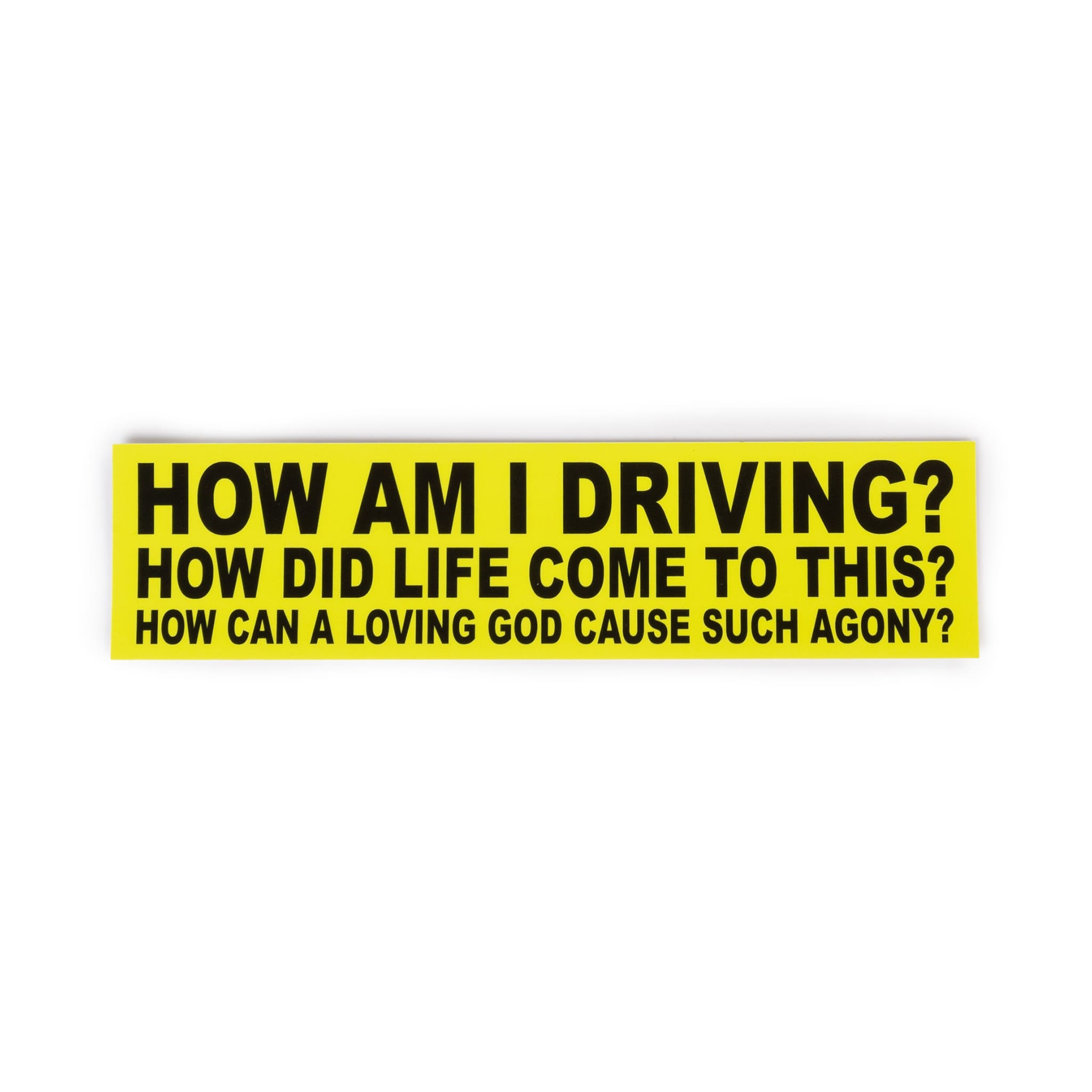 How Am I Driving? Sticker