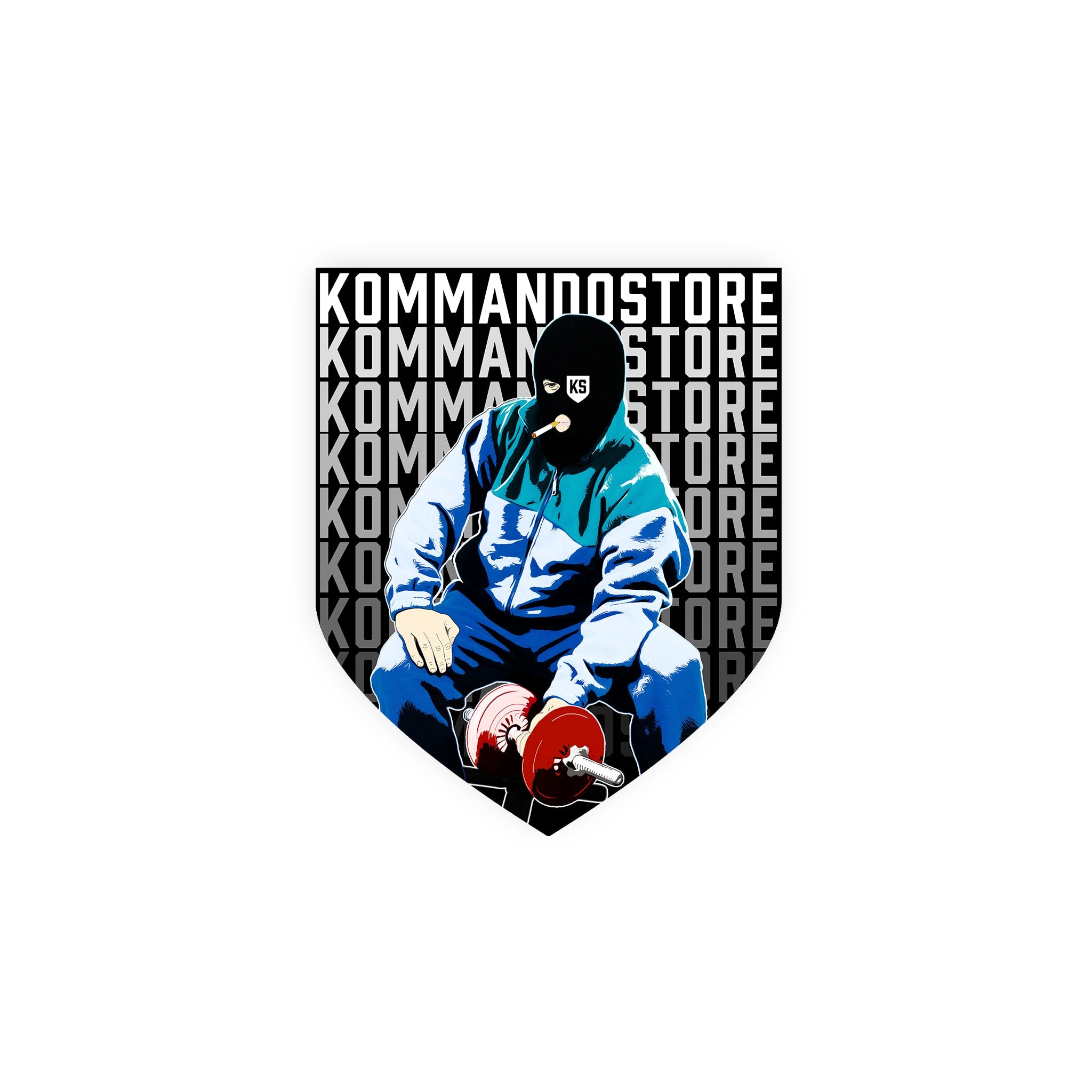 KommandoStore Crest Hero Sticker