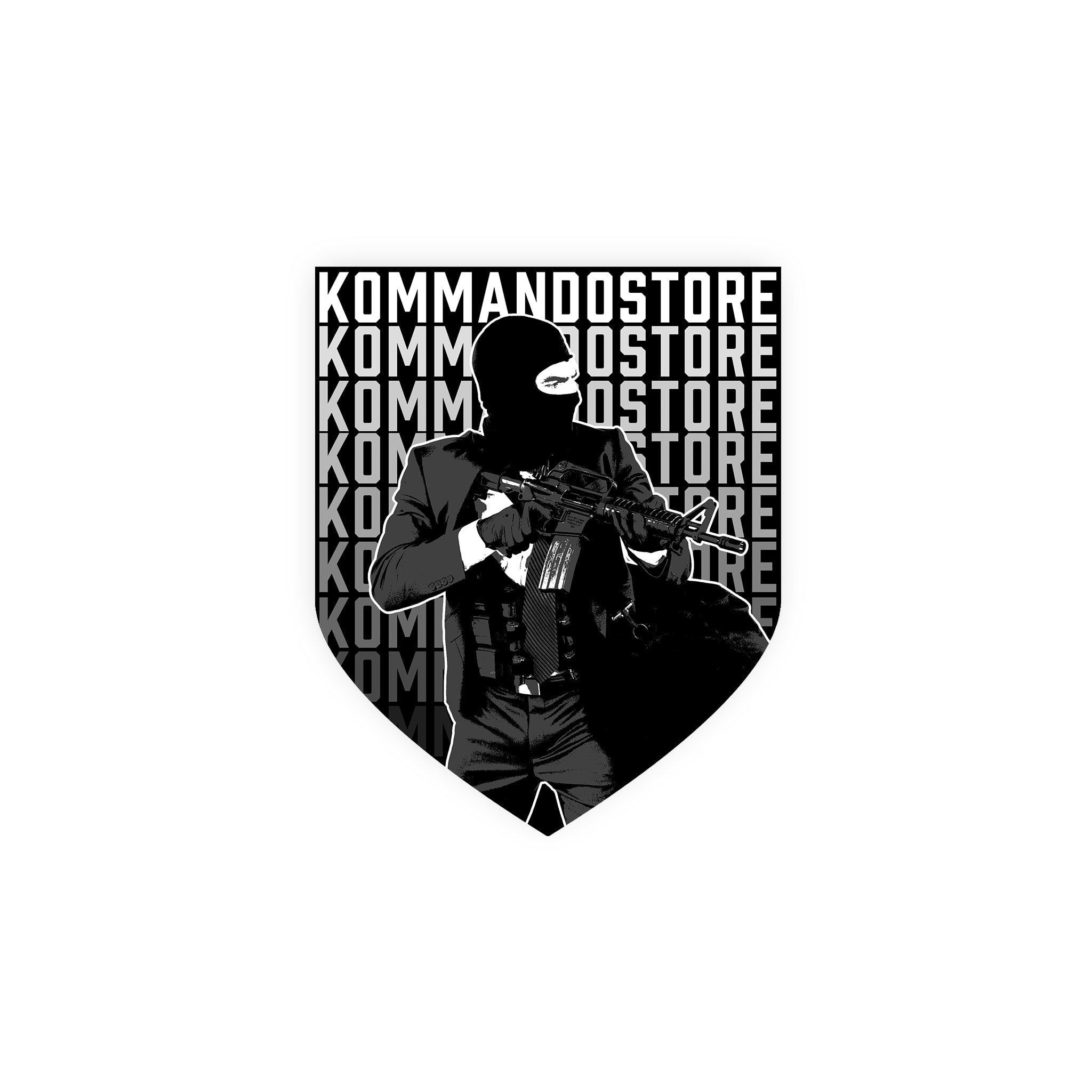 KommandoStore Crest Hero Sticker