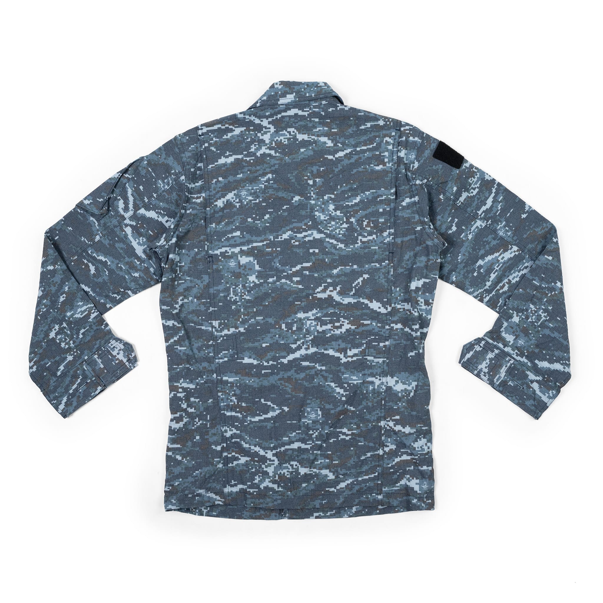South Korean Navy Maritime Digital Blue Field Shirt
