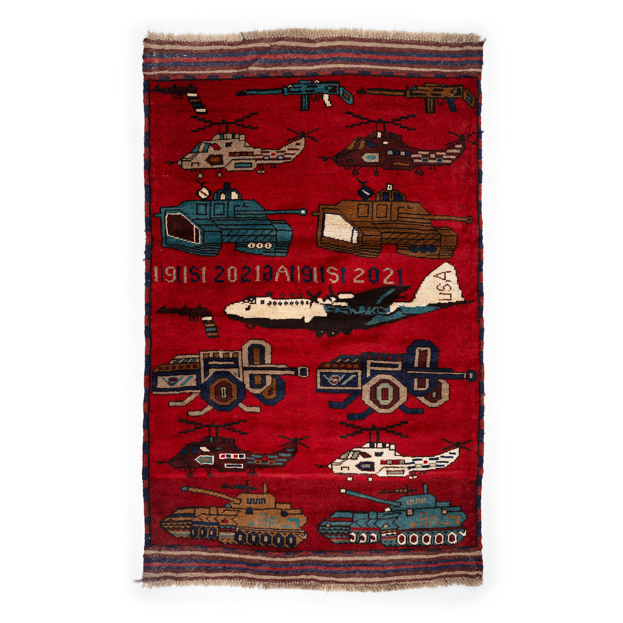 Afghan Large Pattern War Rugs