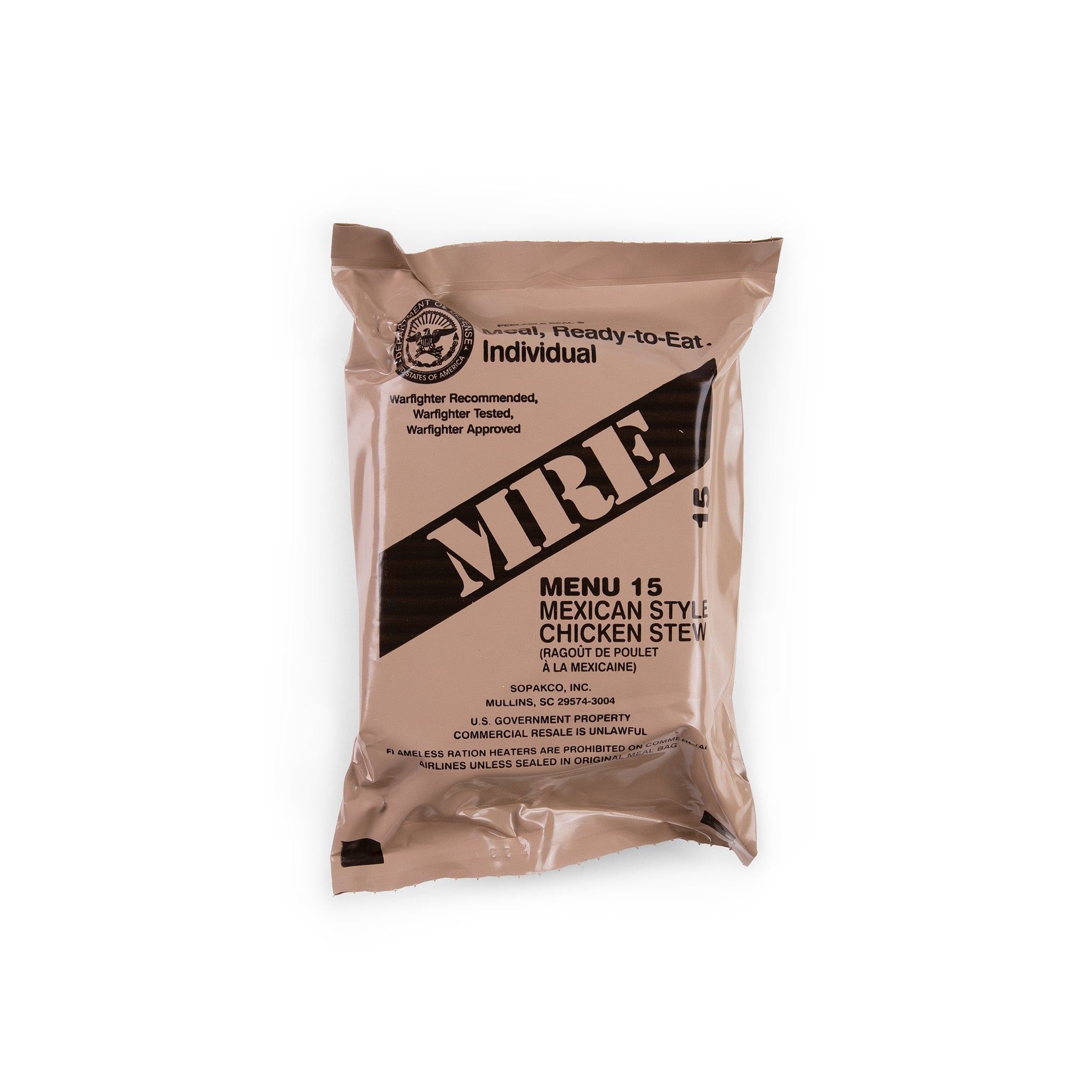 USGI Meals, Ready To Eat (MRE)
