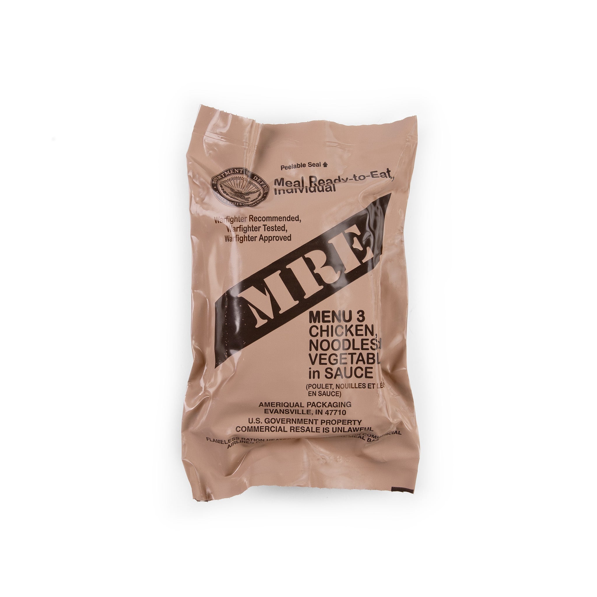USGI Meals, Ready To Eat (MRE)