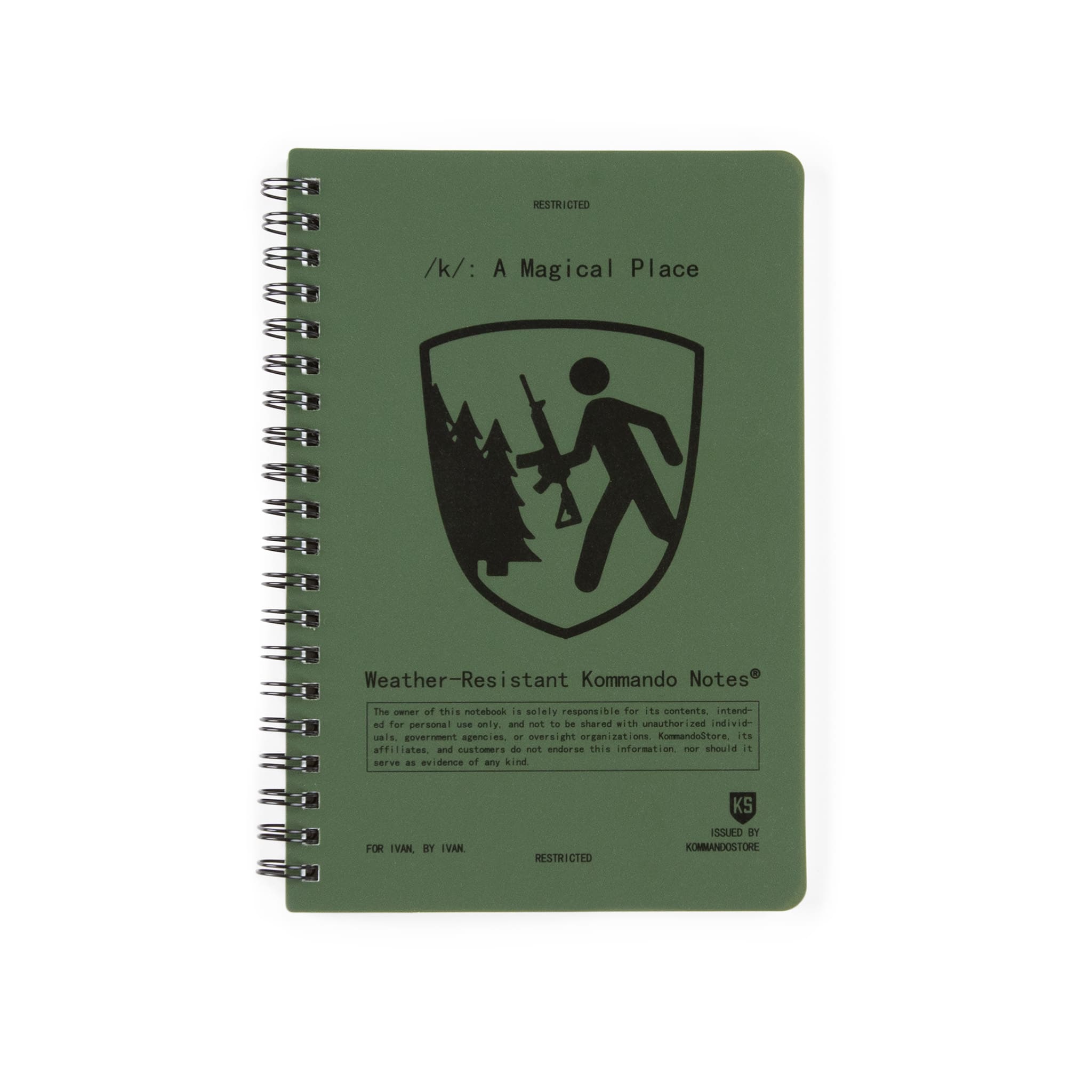 KommandoNotes Water-Resistant Range Notes