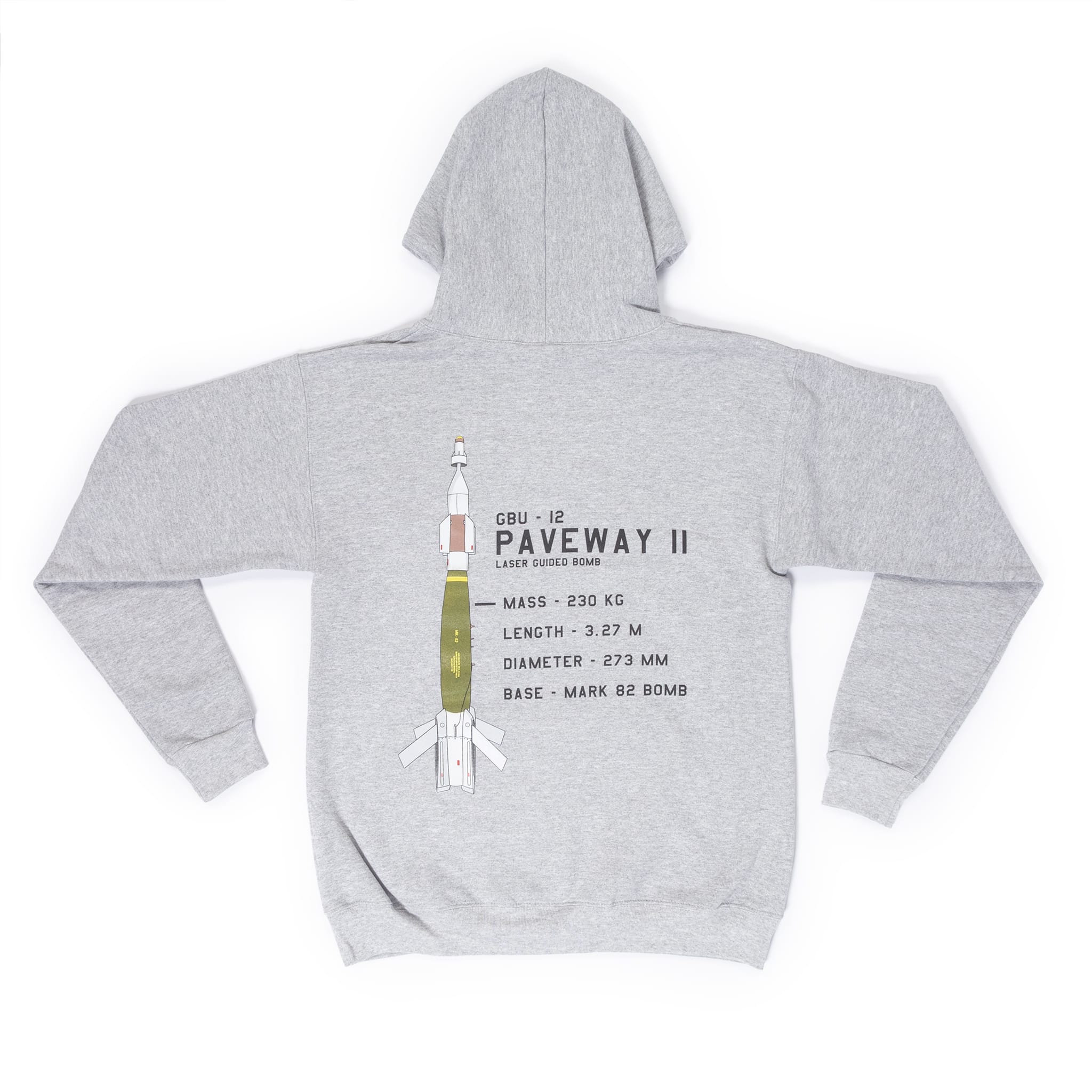 GBU-12 Paveway II "Version 2" Atamonica Hoodie