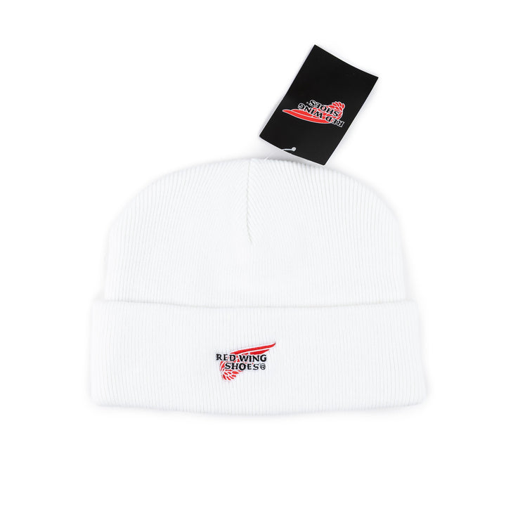 Red Wing Shoes White Beanie