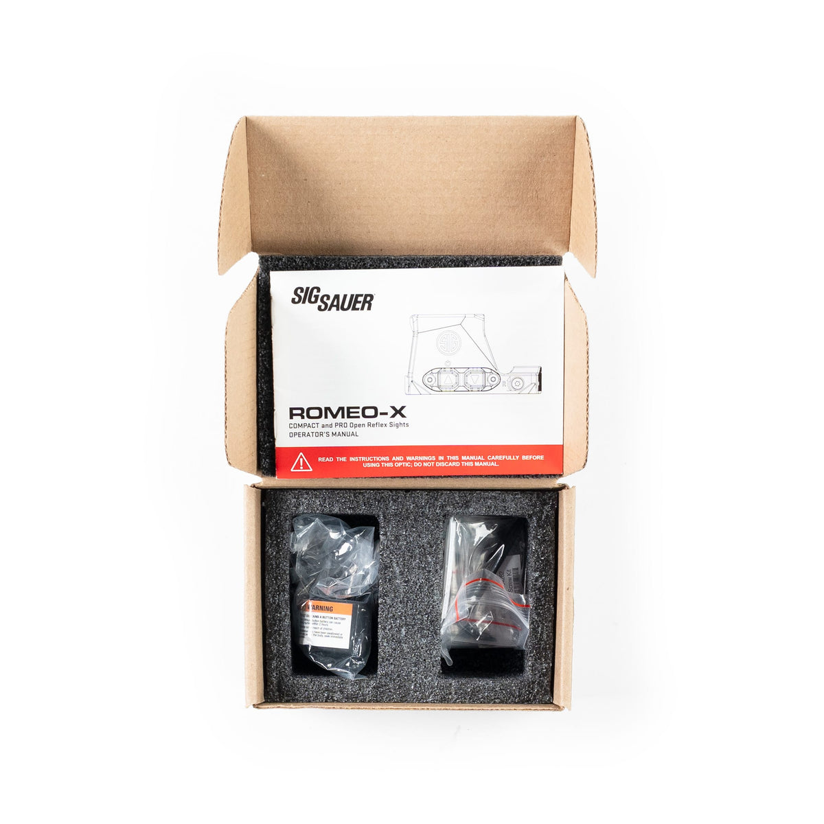 Police Surplus SIG SAUER ROMEO-X Pro Reflex Red Dot Sight SORX1000