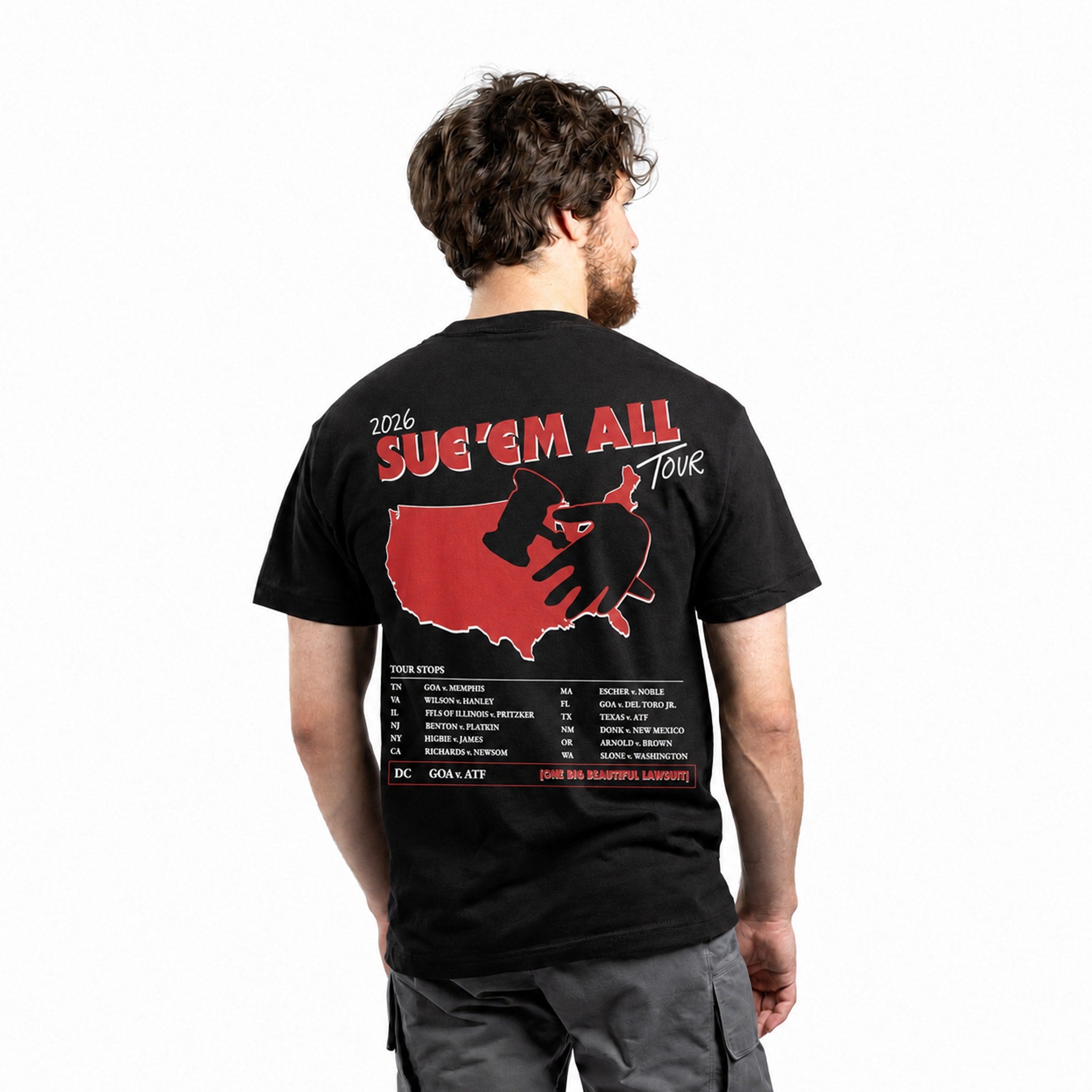 GOA Sue 'Em All Tour Tee