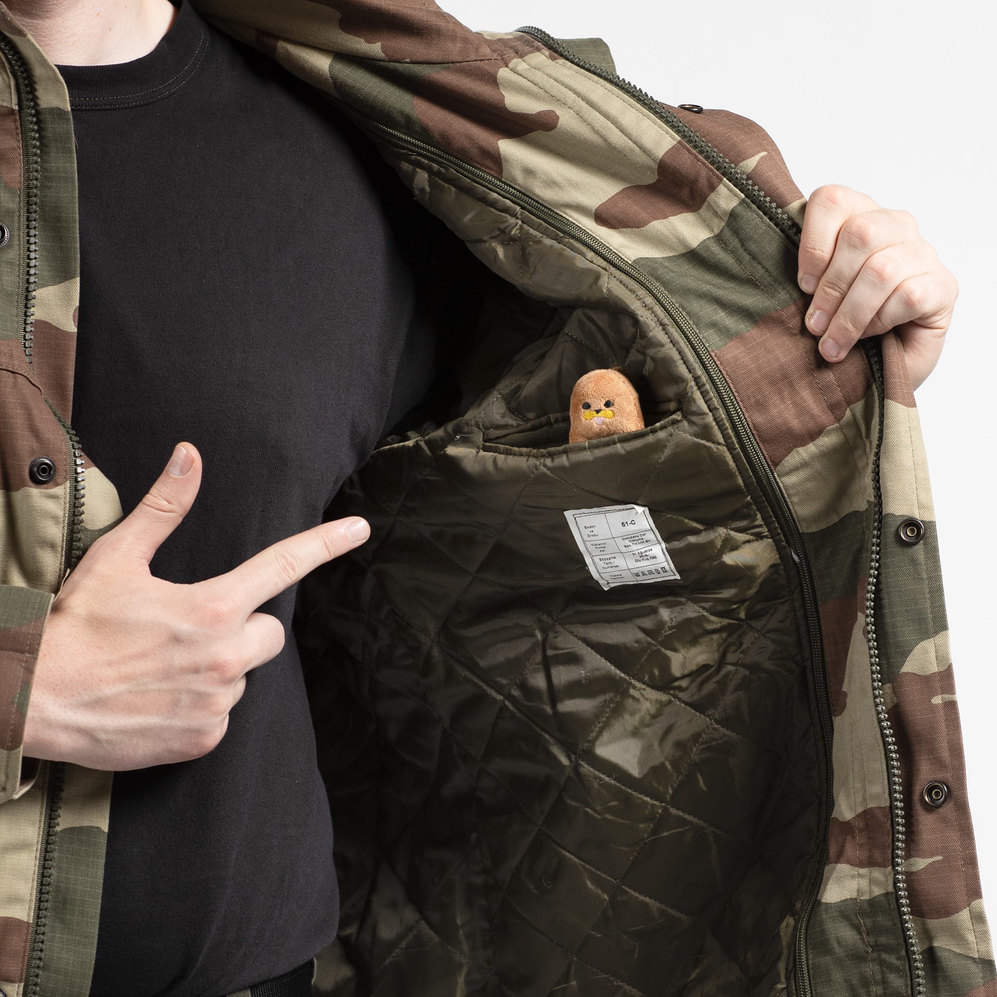 Turkish Woodland Lined Parka