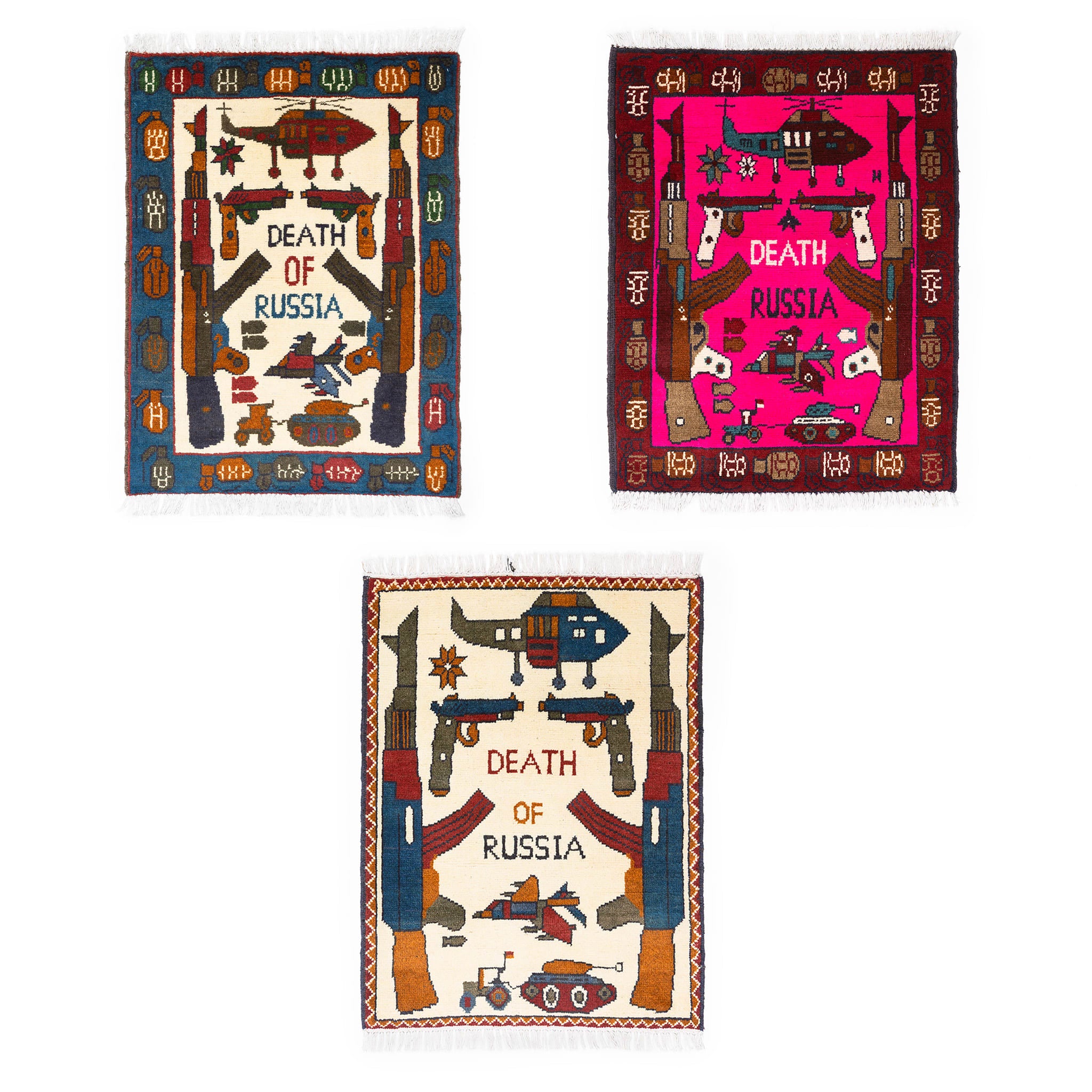 Afghan Arsenal Pattern War Rug