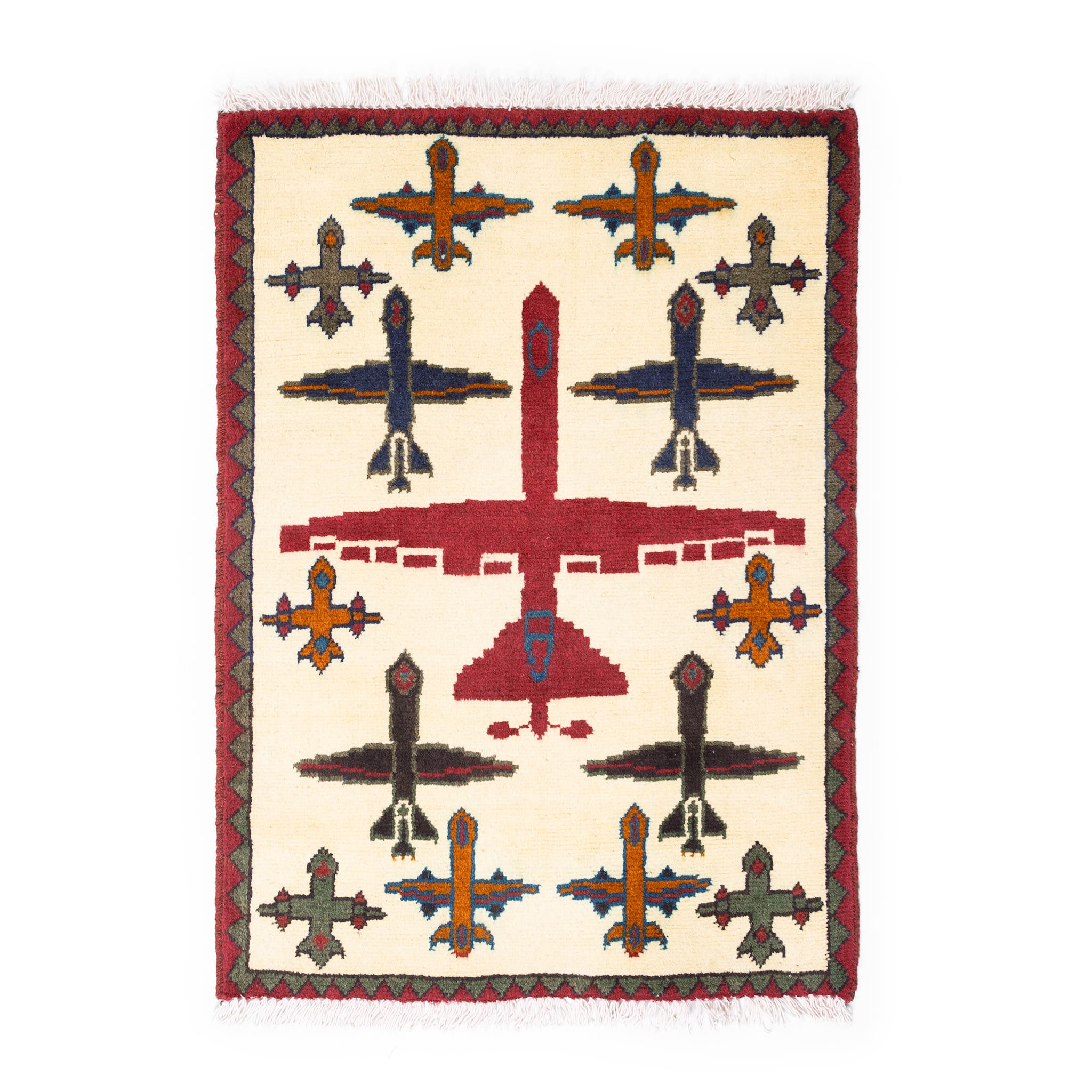 Afghan UAV Pattern War Rug