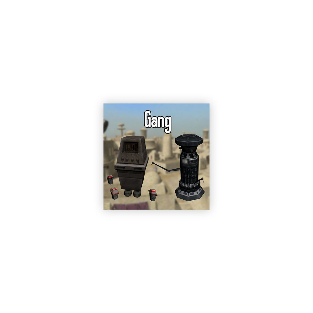 Classic BattleFront Droid Gang Sticker