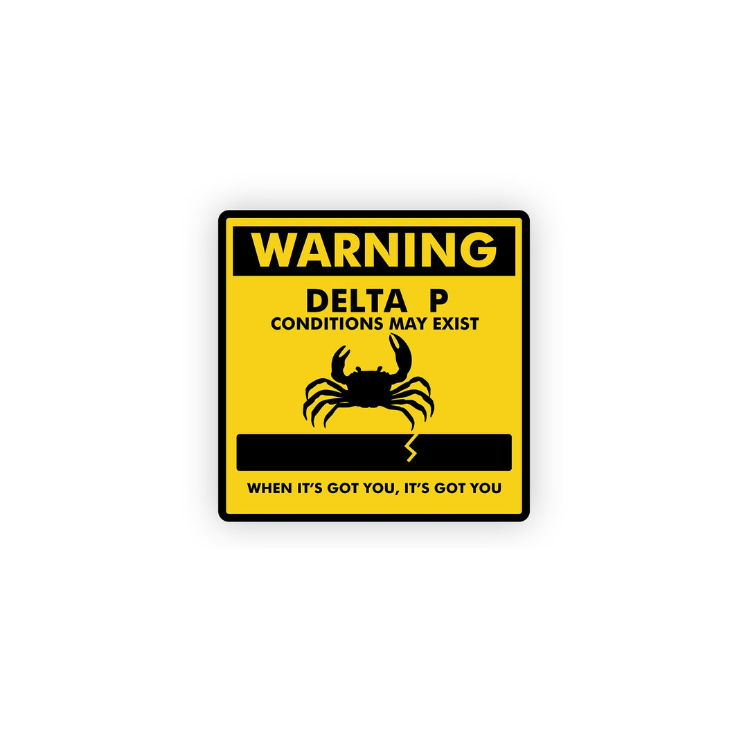 Delta P Stickers