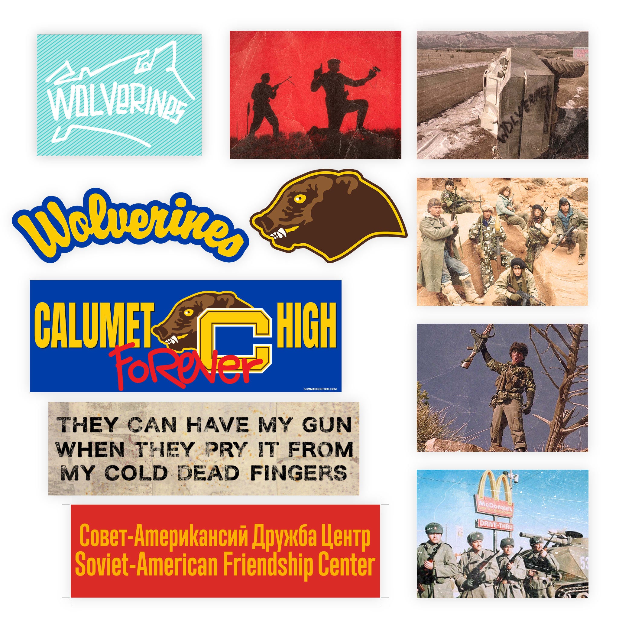 Red Dawn Sticker Pack – KommandoStore