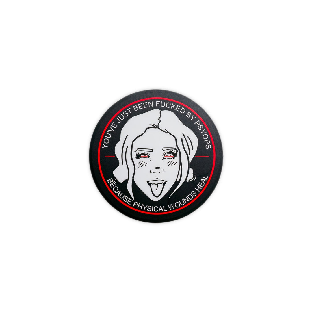 Ahegao Psyops Vinyl Sticker