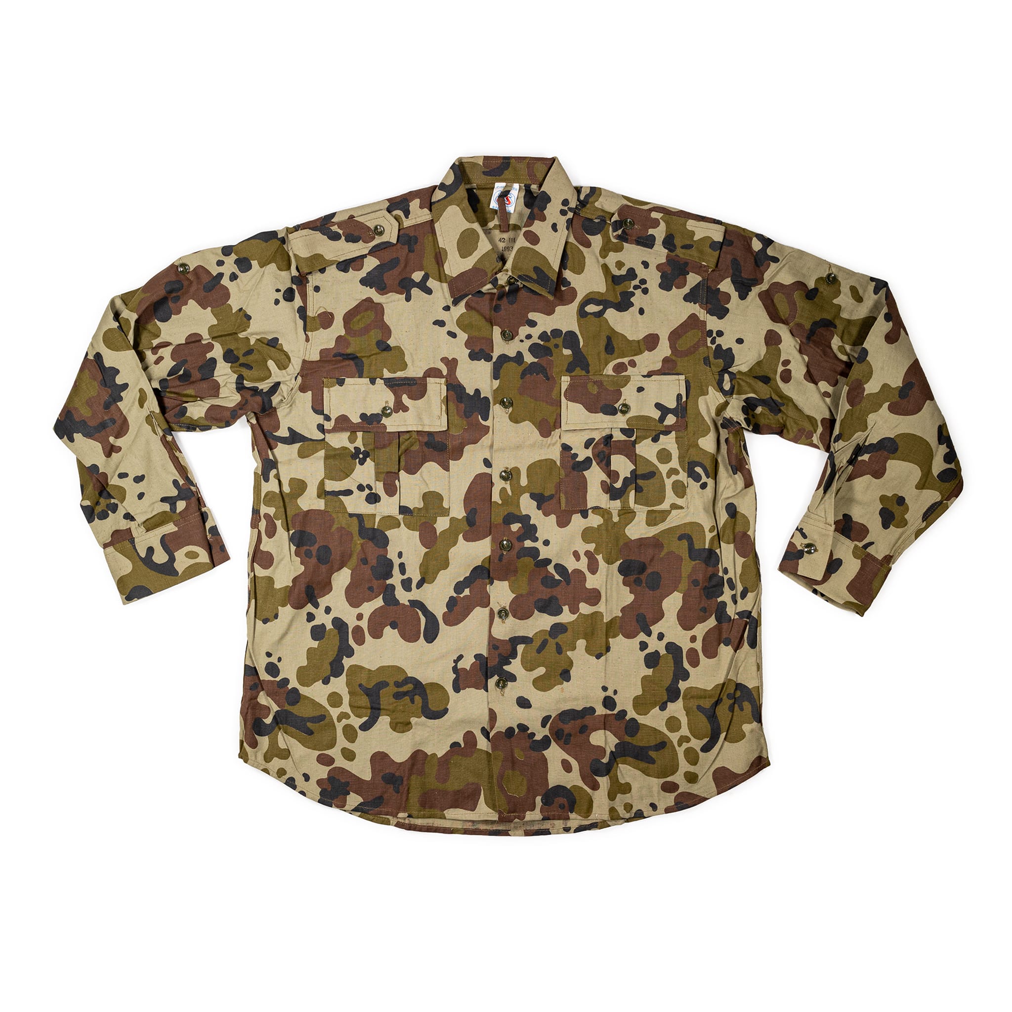 Romanian Army Camo Field Shirt from Hessen Surplus