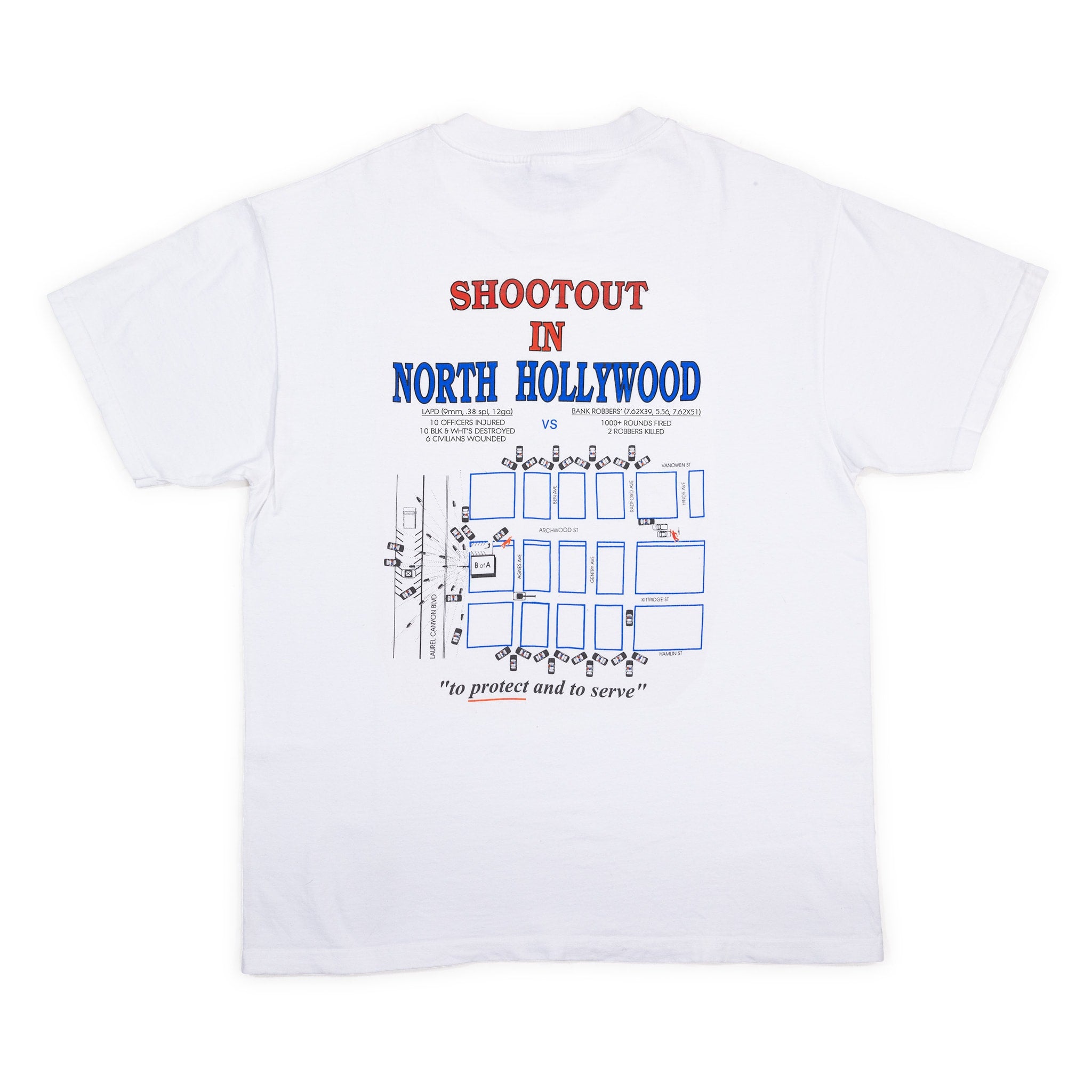 North Hollywood Shootout T-Shirt – KommandoStore