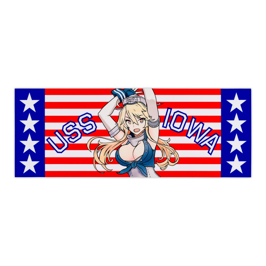 USS Iowa Vinyl Sticker