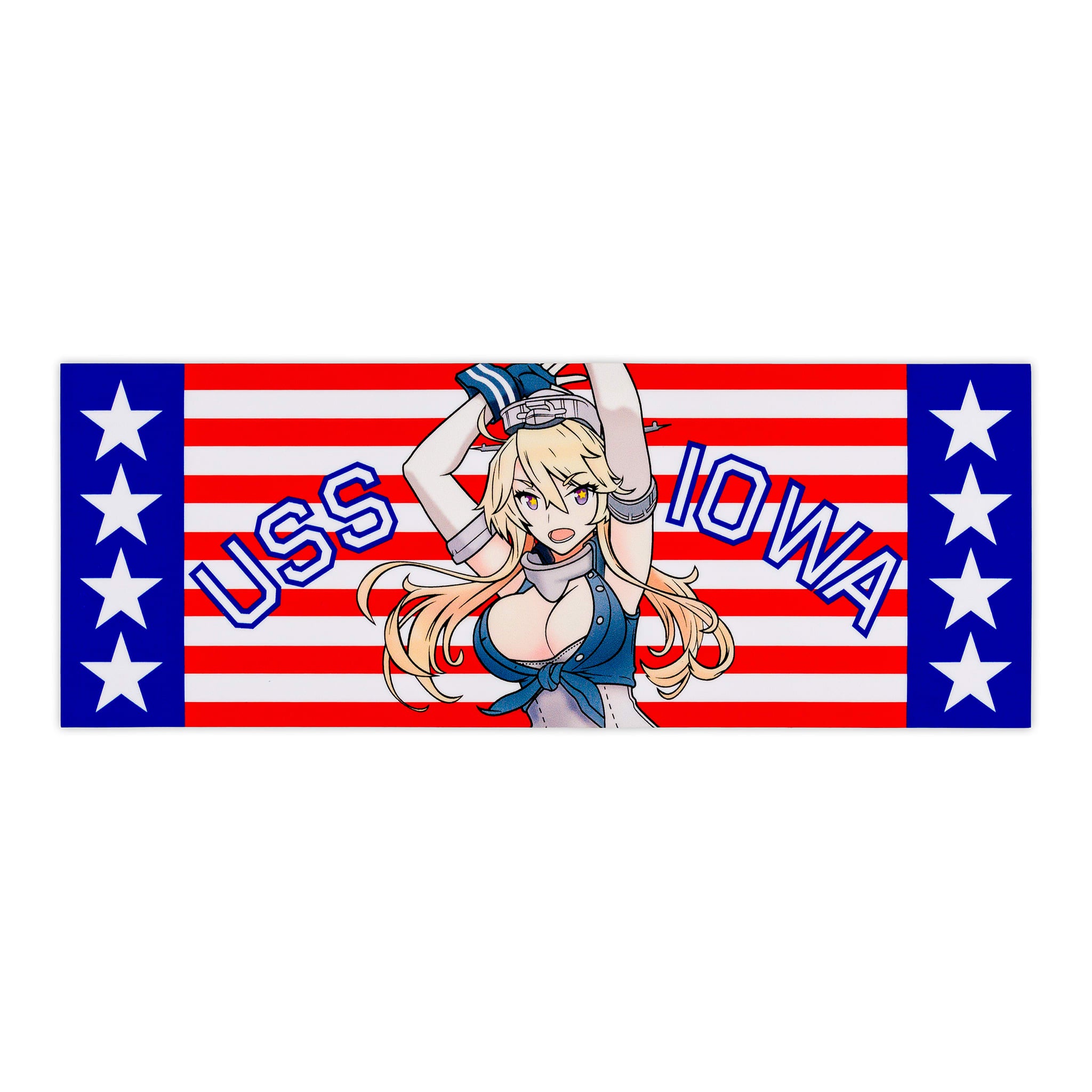 USS Iowa Vinyl Sticker