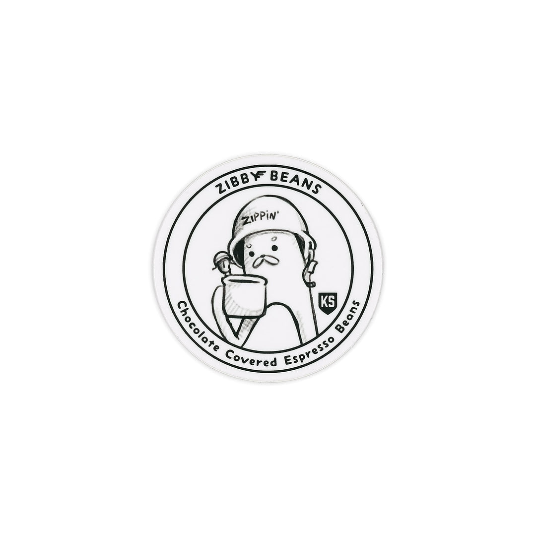 Zibby Beans Vinyl Sticker
