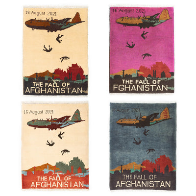 Afghan Fall Of Afghanistan Pattern War Rug
