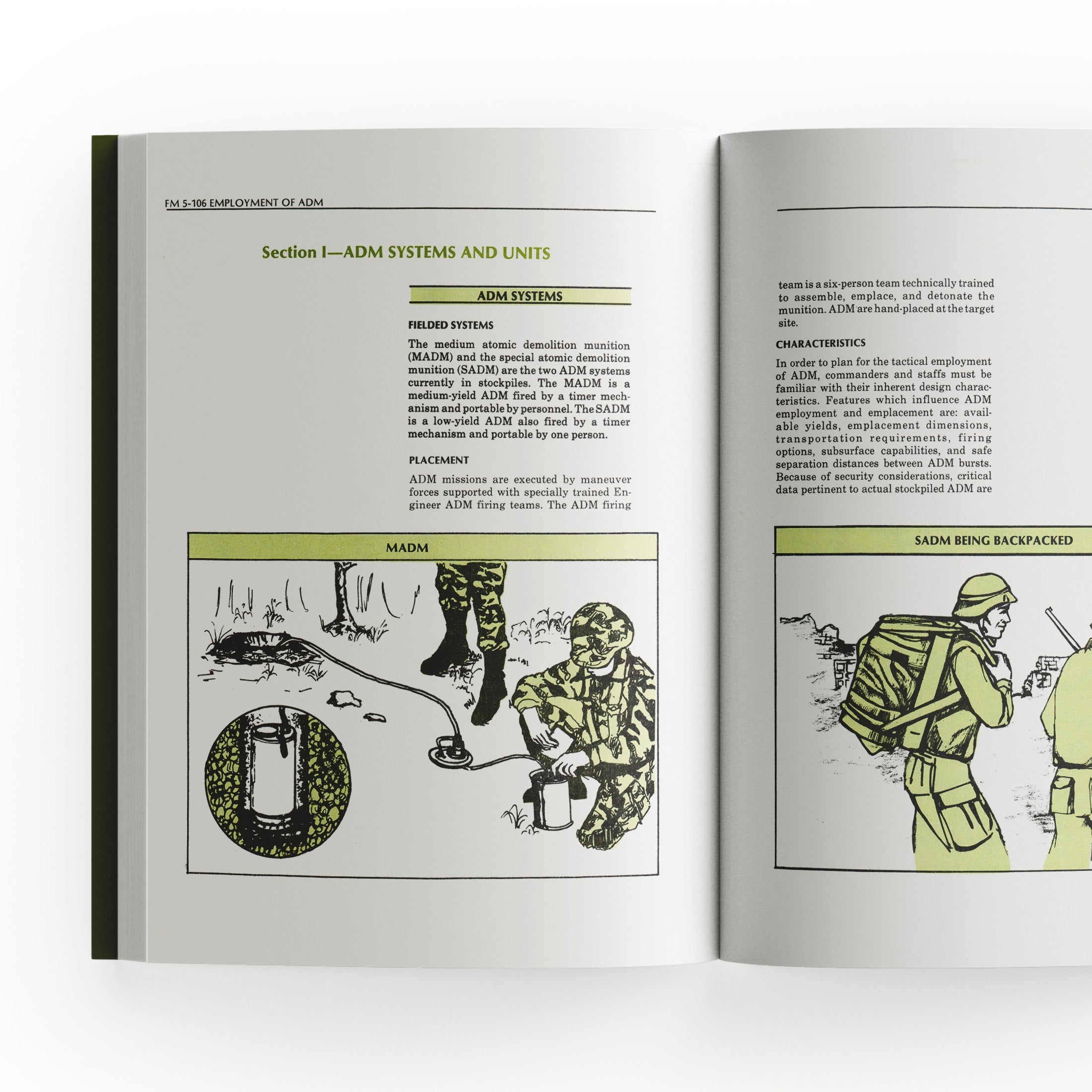 US Man-Portable Nuclear Weapons Book Set