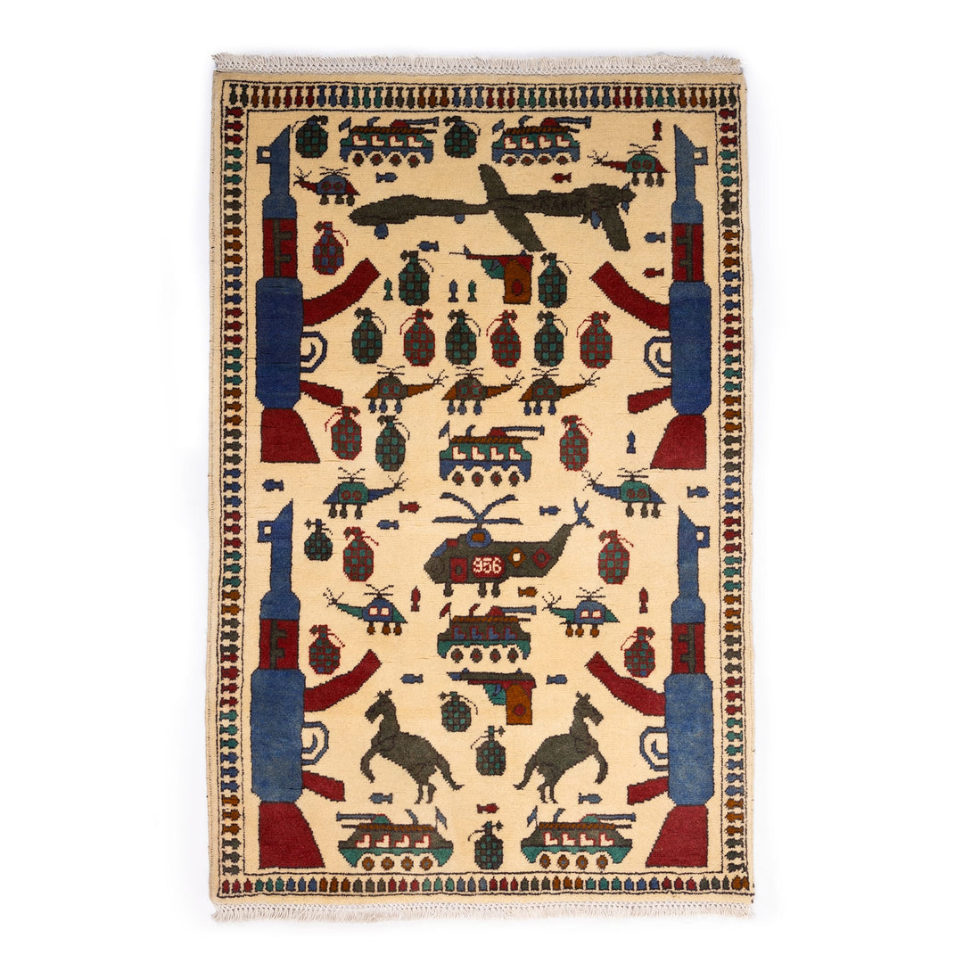 Afghan War Rug 1 Meter Patterns