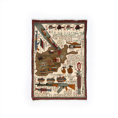 Afghan War Rug 1 Meter Patterns