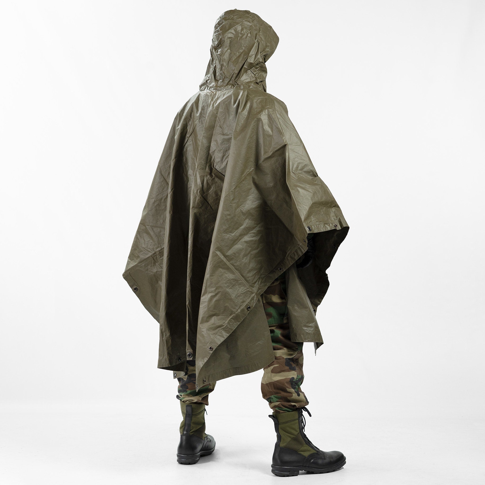Austrian Olive Drab Nylon Poncho