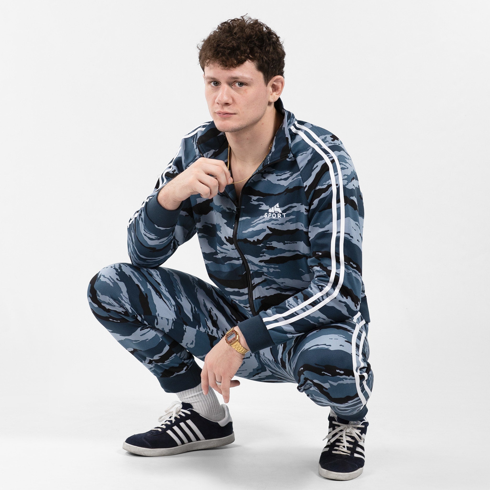 KS Sport Kamysh Blue Tigerstripe Tracksuit