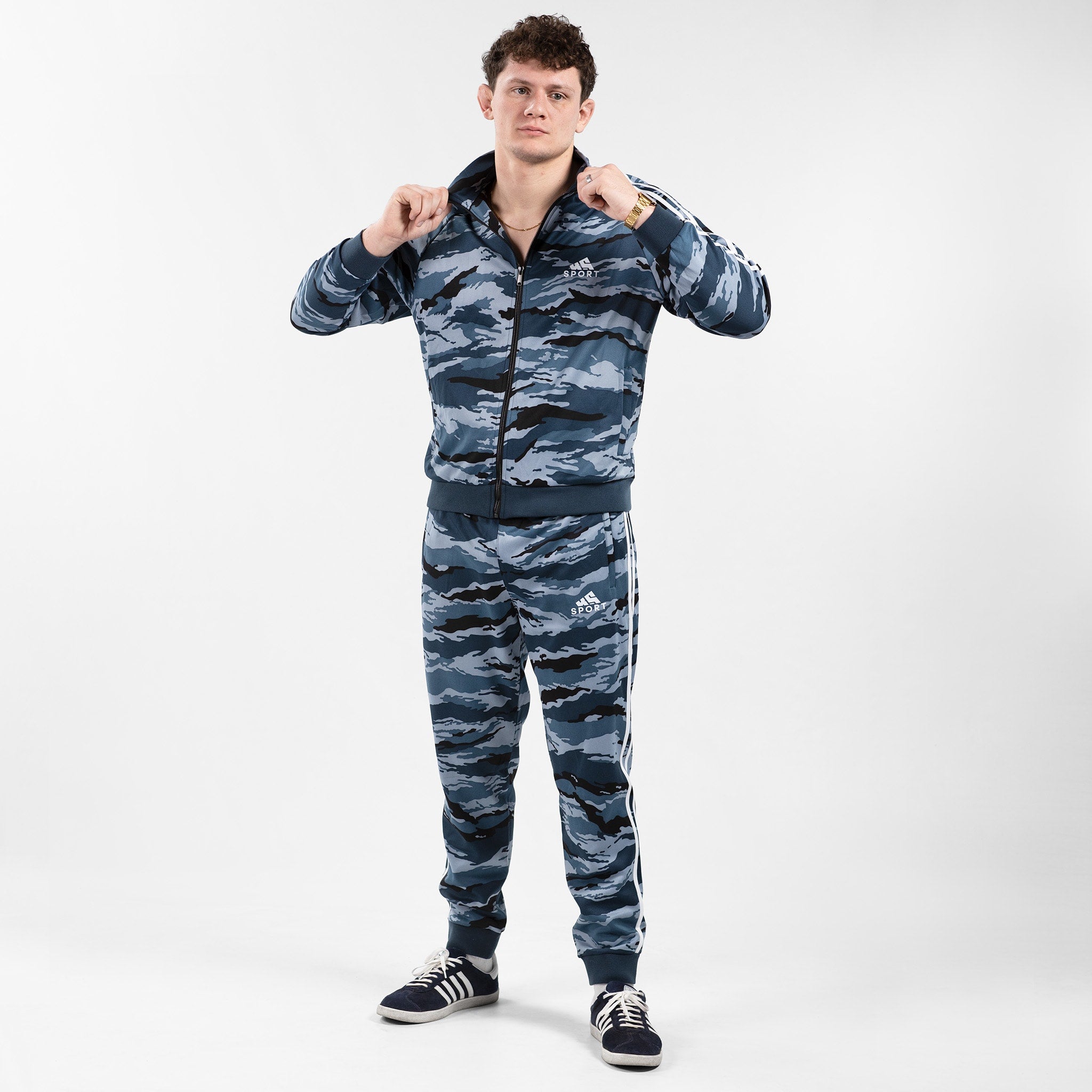 KS Sport Kamysh Blue Tigerstripe Tracksuit