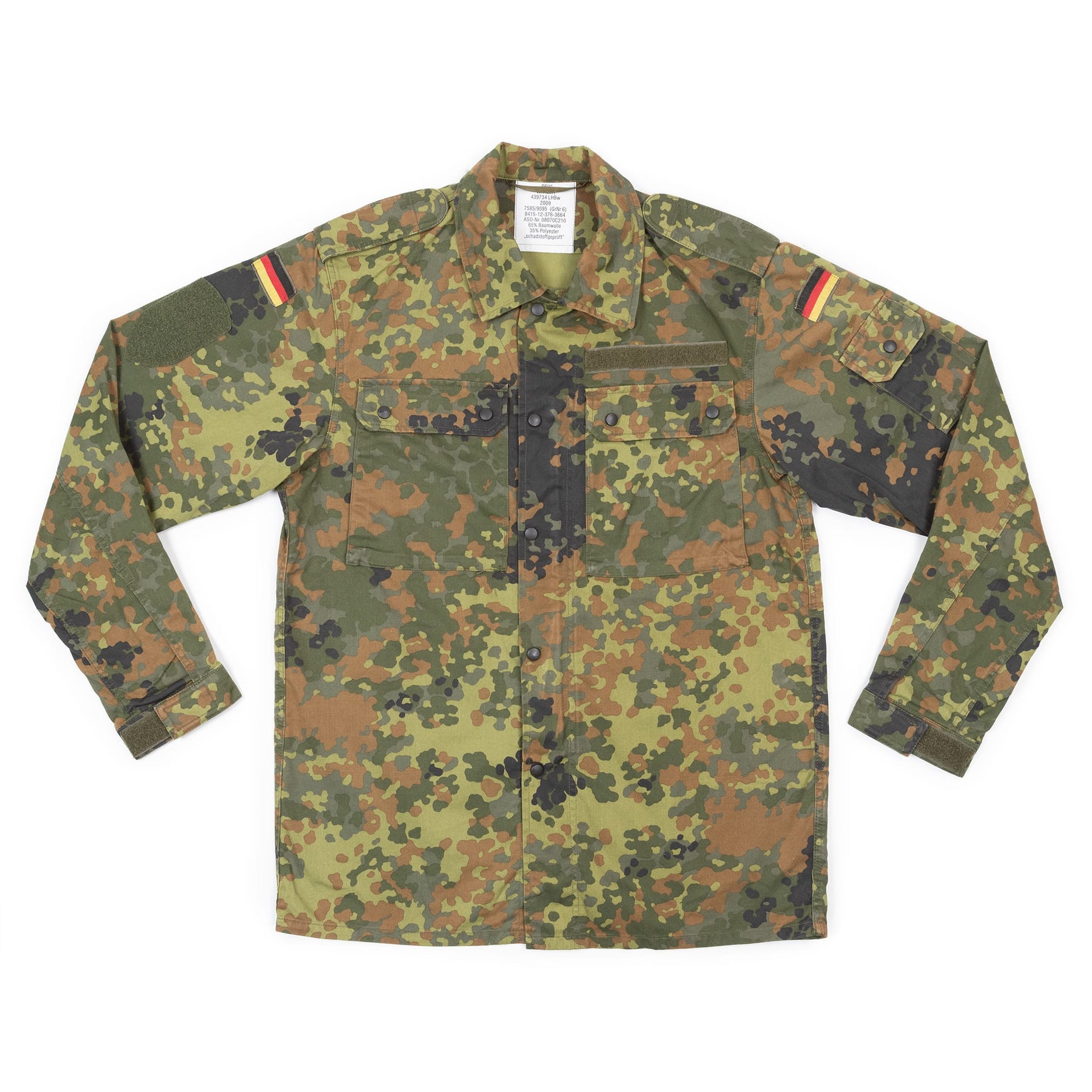flecktarn gear German Bundeswehr Flecktarn Field Shirt