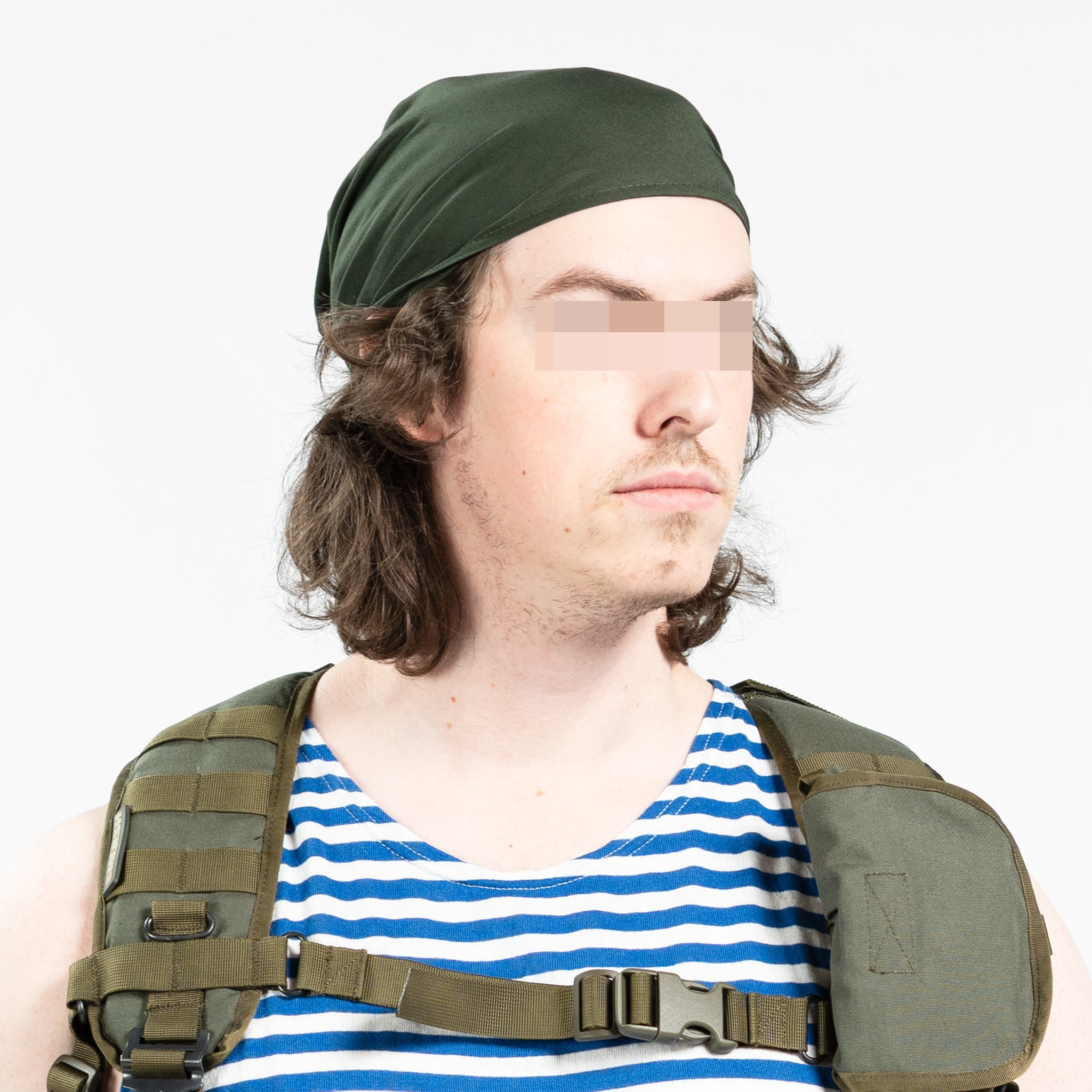 Czechoslovakian Olive Drab Triangle Bandana