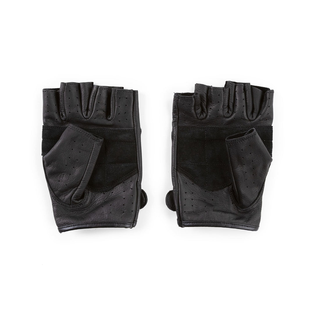 "Vodila" Leather Fingerless Driver Gloves