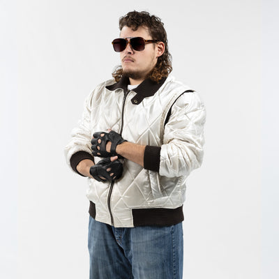 "Vodila" Leather Fingerless Driver Gloves