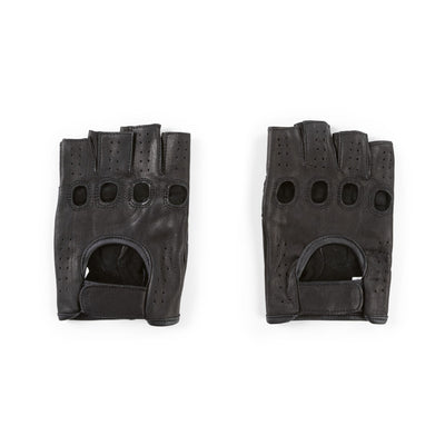 "Vodila" Leather Fingerless Driver Gloves