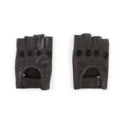 "Vodila" Leather Fingerless Driver Gloves