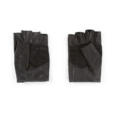 "Vodila" Leather Fingerless Driver Gloves