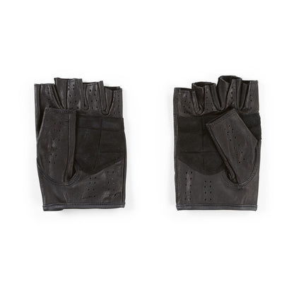 "Vodila" Leather Fingerless Driver Gloves