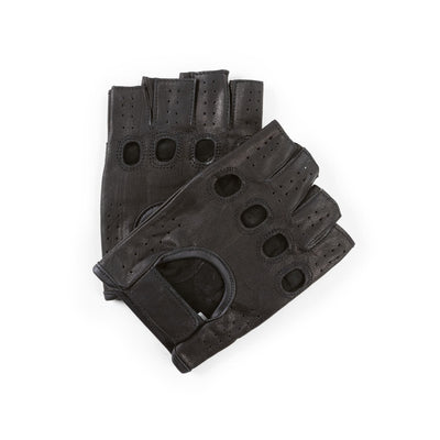"Vodila" Leather Fingerless Driver Gloves