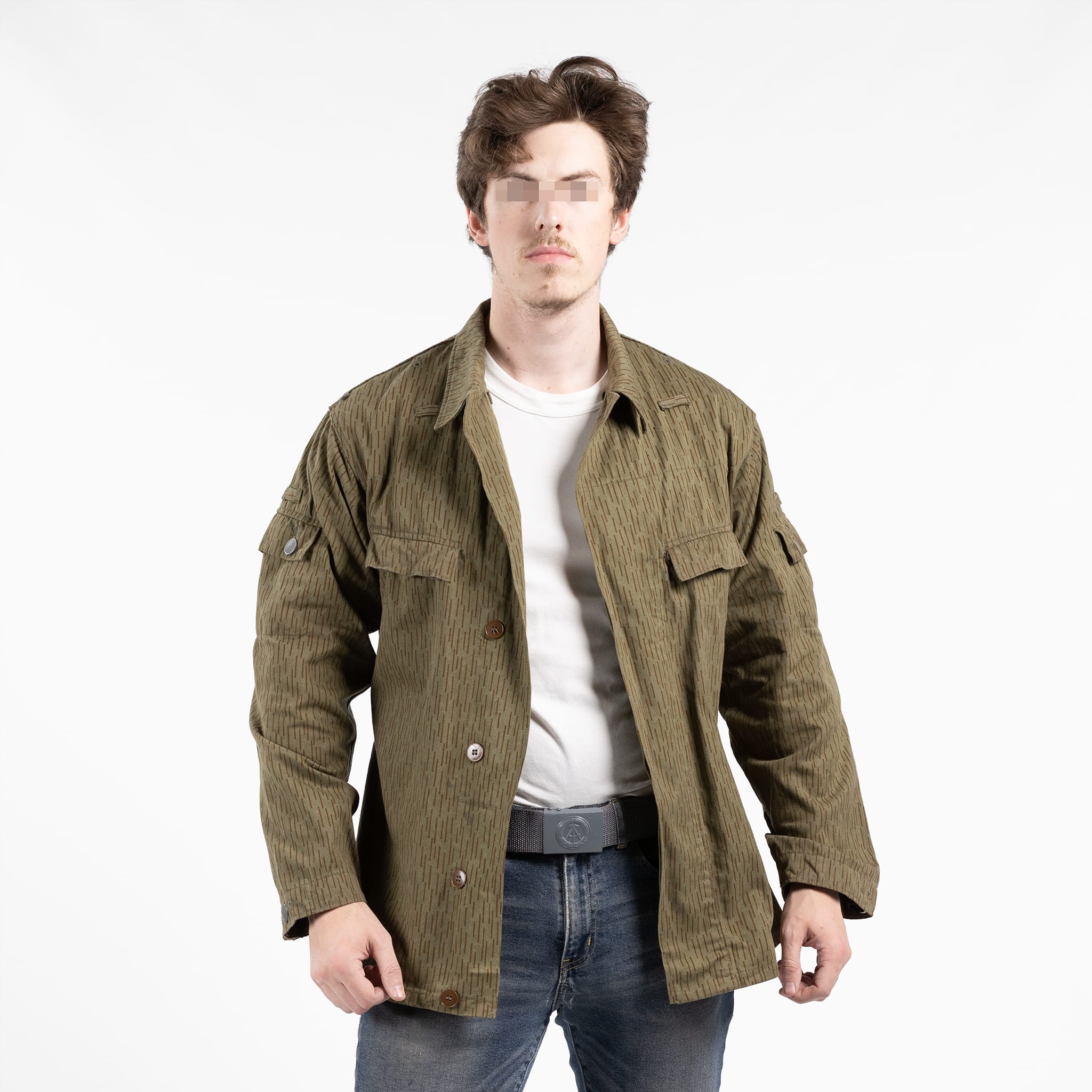 East German Strichtarn Field Shirt